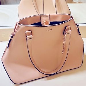 Blush pink DKNY satchel
